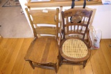 Pair of Two Misc. Antique chairs