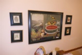 Group Lot of Framed Antique Style Prints