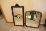 2 Antique Mirrors