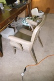 Metal Office Chair Plus Stool Lot