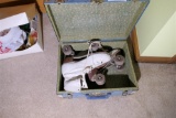 Pair of Antique Roller Skates in Box