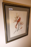 Don R Eckelberry Signed Print of a Cardinal