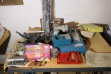 Misc Tools on Top of Shelf Lot Inc. Drill etc