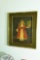 Unusual Oil on Canvas Painting Little Girl Signed