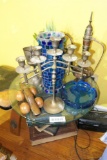 Top of Glass Table Lot Inc. Middle Eastern, glass