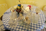 Group Lot of 8 Vintage Glass or Crystal Decanters