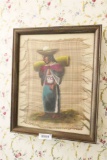 Vintage Central American Painting a Woven material