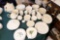 Large Qty Ironstone China + Other Items Milk Glass