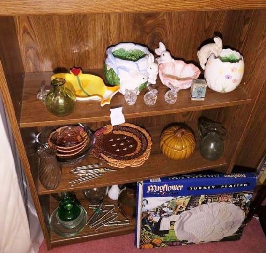 Contents of Shelf Lot - Glass & More