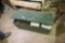 Old Painted Box Full of tools, Stanley #45 Plane etc