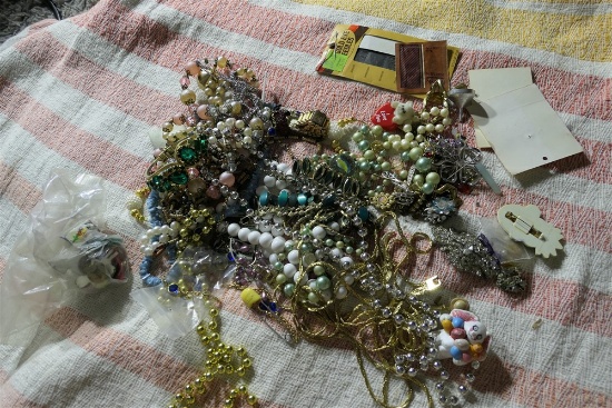 Large lot assorted costume jewelry