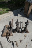 Early Andirons, Wringer Lot