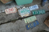 Lot of Old License Plates Inc. 1968.