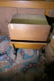 Antique Folding School Desk