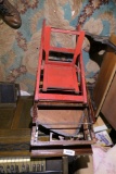 2 Antique Folding Chairs