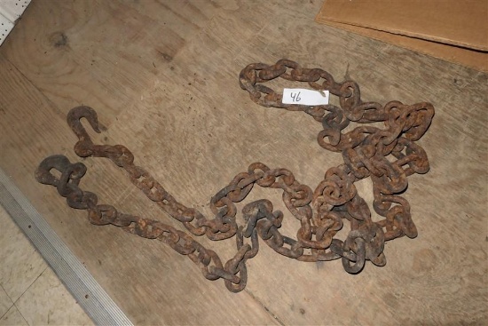 Heavy Tow Chain with Hooks