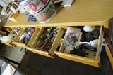 Contents of Four Drawers Lot - Tools etc