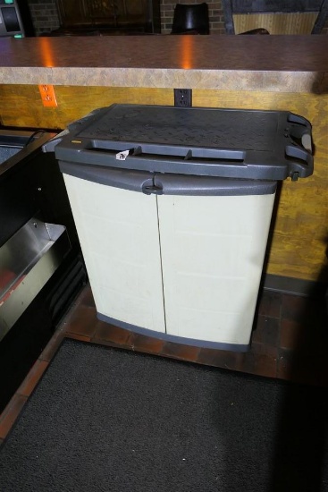 Plastic utility cabinet