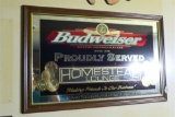 Budweiser Beer Mirror Sign