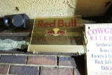 Red Bull bar sign.