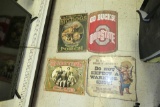 4 Vintage Style signs Inc. OSU, Dogs