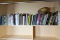 Shelf Lot of cookbooks