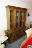 Vintage Wooden China Cabinet