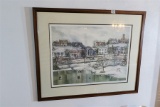 Large Lancaster Ohio Print by Kitchen