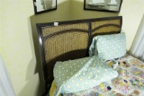 Queen Sized Rattan head board