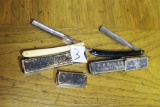 Two Antique Straight Razors in Boxes