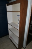 Tall Wooden Utility Shelf