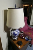 Vintage MCM Chinese Ceramic Lamp
