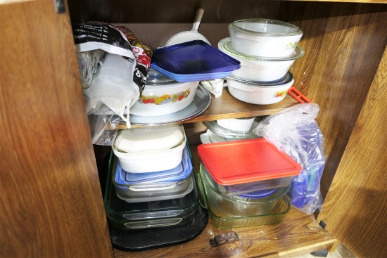 Cabinet Contens - Pyrex