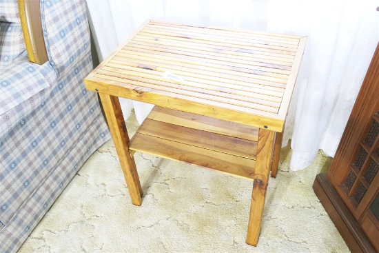 Small wooden stand