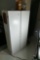 White storage cabinet