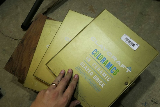 3 Claycraft Coloramics Sample Books
