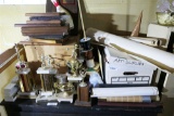 Large Lot Trophies, Ceramics patterns etc