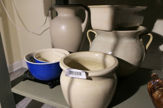 Lot Assorted Pottery Inc. Haeger, Pottery Barn, Oxford