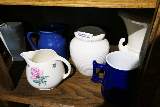 Shelf Lot assorted VIntage Pottery, Ceramics