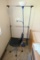 Chair, lamp, clothing hanger