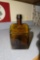 Rare Booz's Old Cabin Whiskey Bottle Original Amber