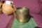 Unusual antique brass shaving mug