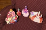 Group lot of better Royal Doulton pieces