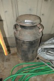 Antique milk can