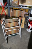 Lawn Chairs, dart board etc + shelf etc