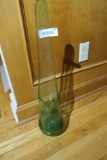 Vintage green Blenko glass vase
