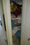 Closet full of linens etc