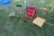 Group Lot Antique Folding Chairs