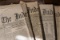 Group of 4 Civil War Era Newspapers