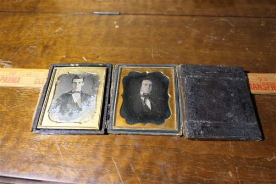 2 1/6 plate daguerreotype photos